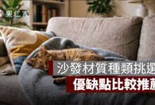 沙發材質種類挑選：貓抓皮、布沙發、皮沙發、貓抓布優缺點