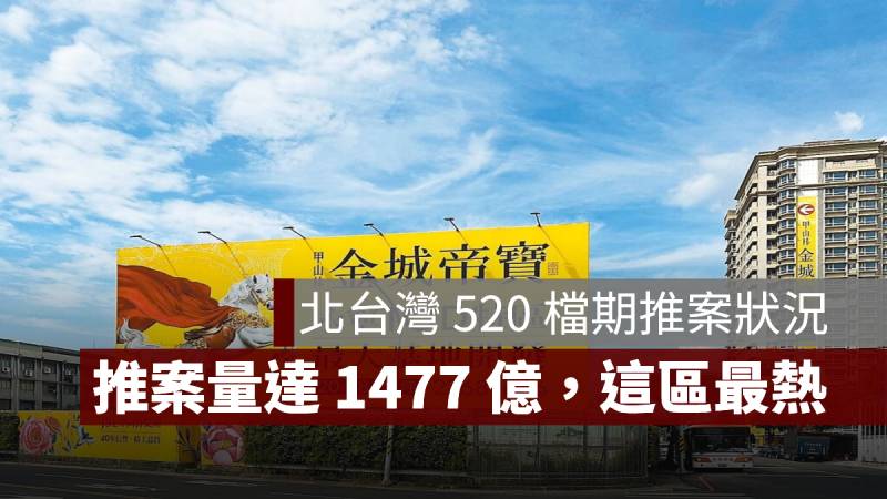 北台灣 520檔期 推案量 新北市