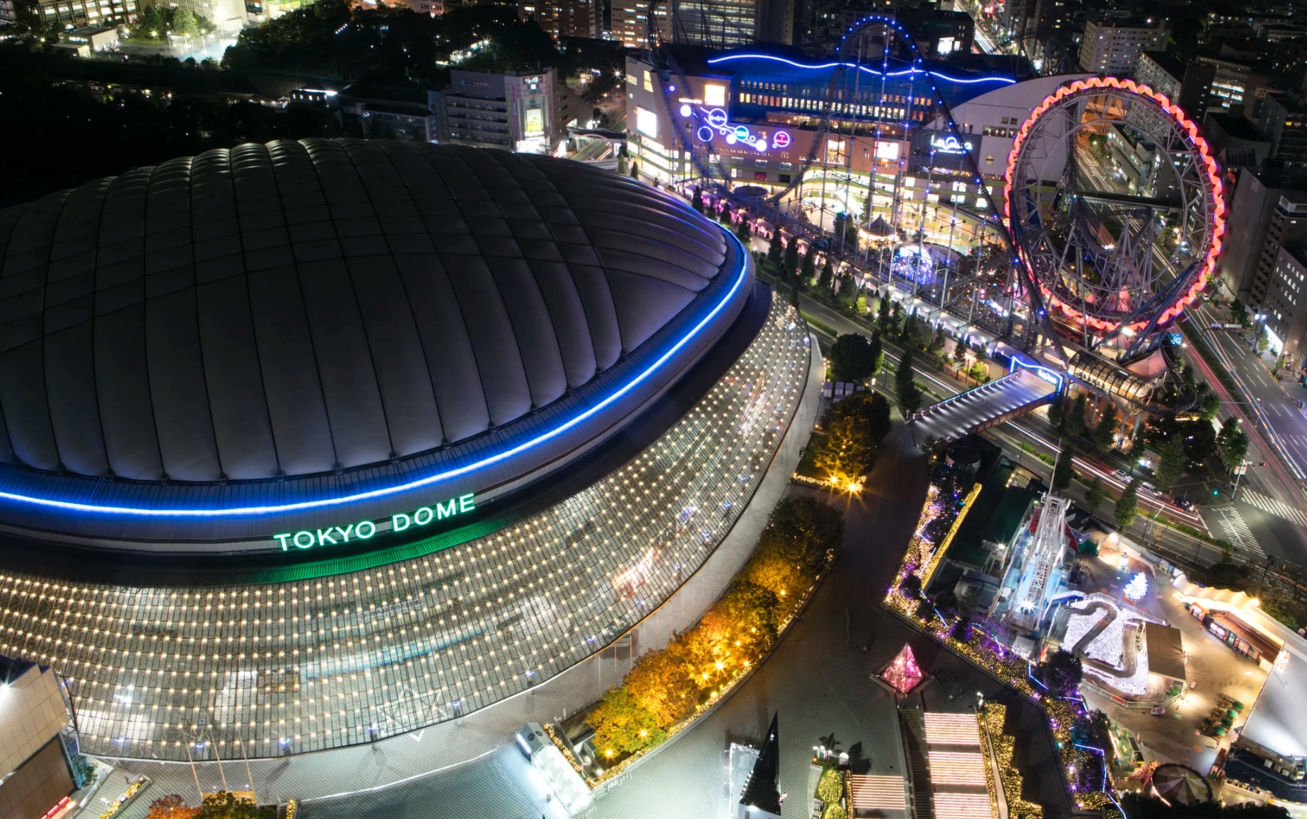 東京巨蛋外觀，圖源／日本觀光局