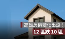 高雄房價變化出爐！12 區跌 10 區，僅前鎮、前金逆勢小漲