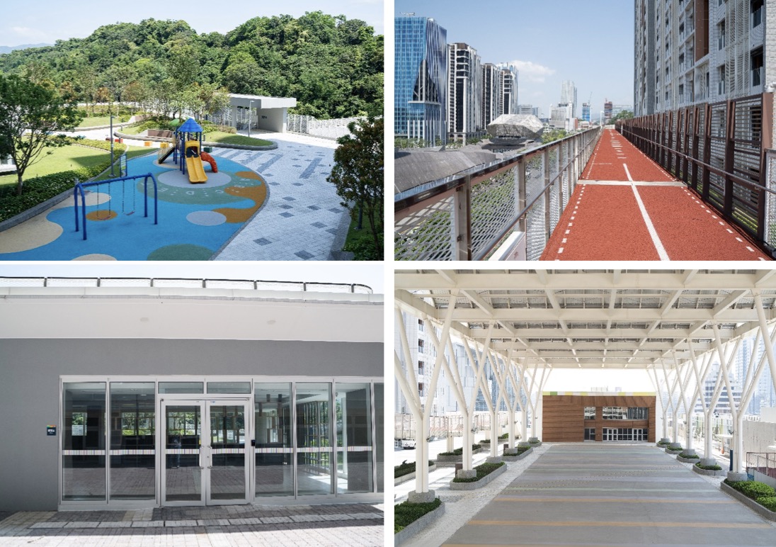 南港機廠社會住宅 1 區公共空間實景