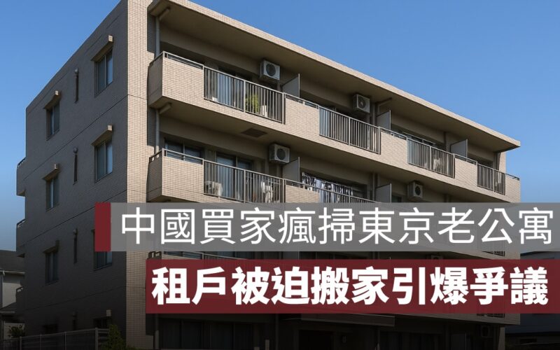 東京房租暴漲、違法民宿橫行　日本政府出手了！中國買家瘋掃樓惹議