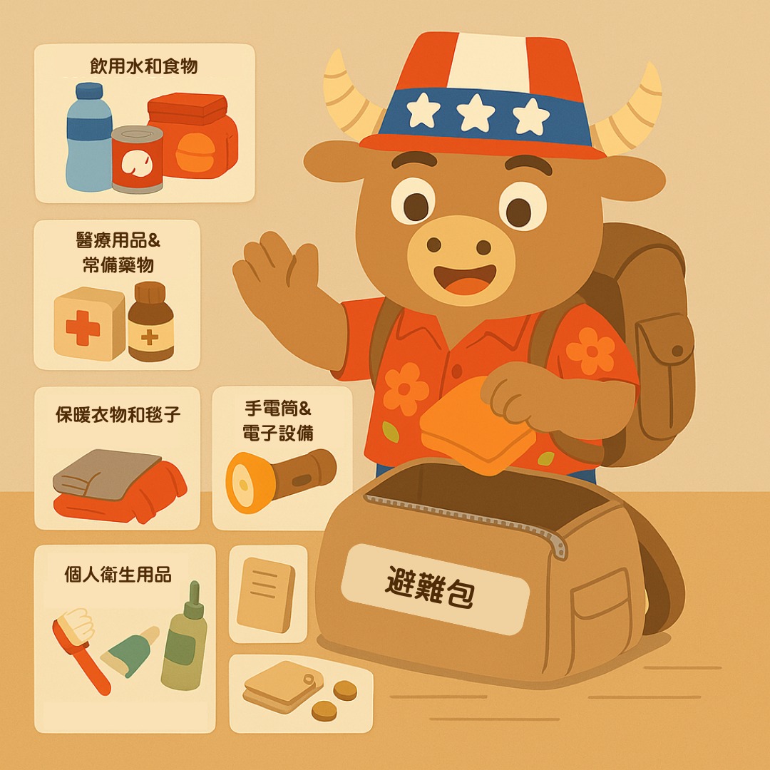 AIT 呼籲準備避難包:避難包物品要準備什麼?避難包清單一次看