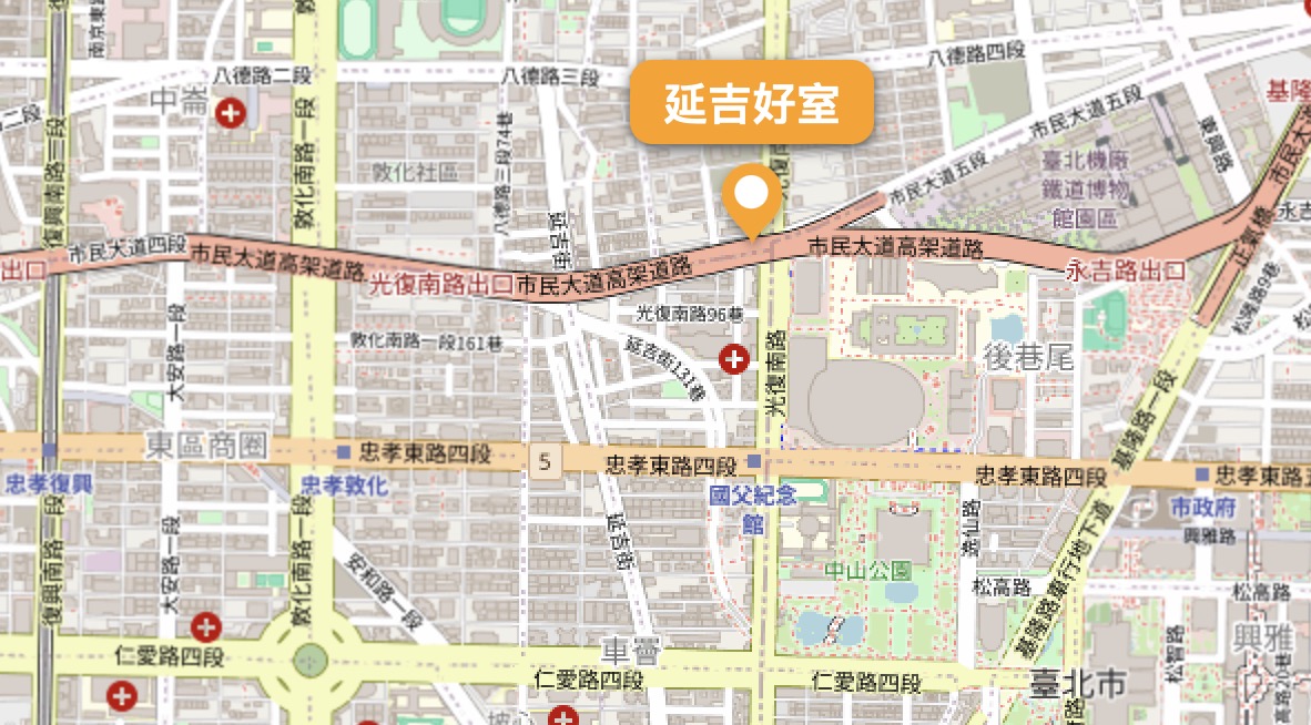 延吉好室社宅地理位置。圖 / 安居好室