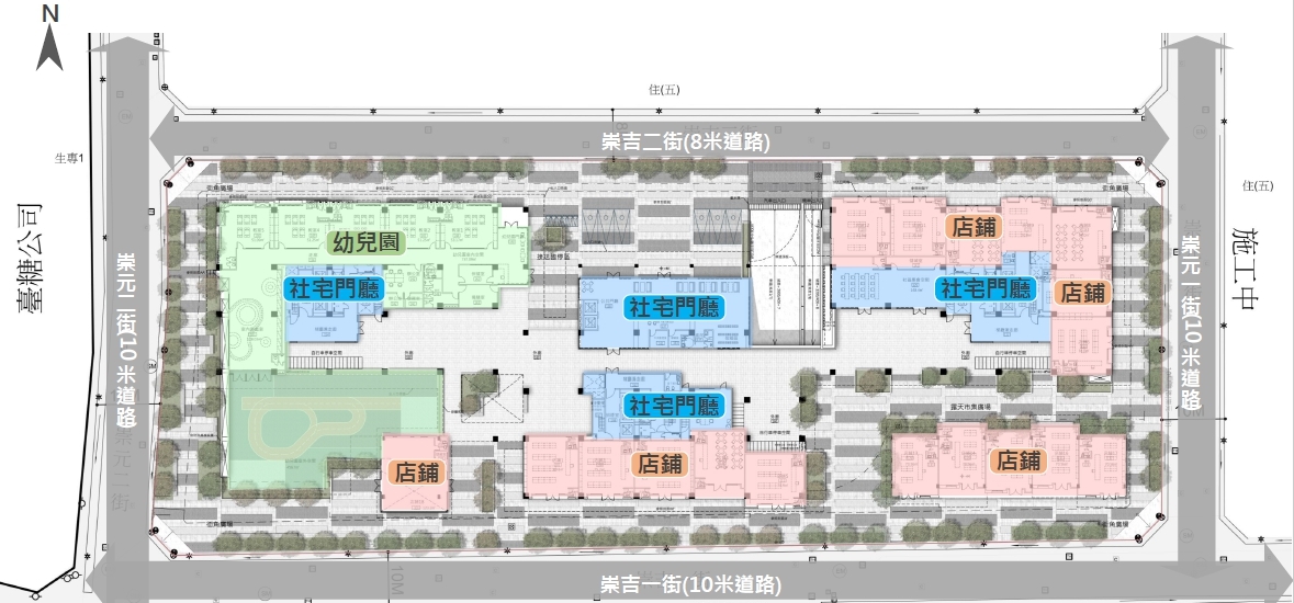 新都安居A平面圖。圖源 / 取自國家住宅及都市更新中心
