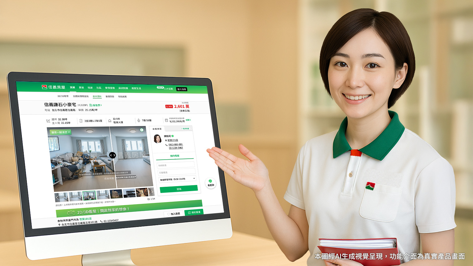 信義房屋Ai一鍵清空功能