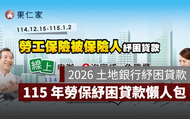 土地銀行紓困貸款懶人包:115 年勞保紓困貸款申請資格、文件、額度、還款方式整理