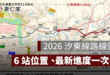 2026 汐東線路線圖：6 站位置、最新進度、2032 完工與基隆捷運銜接
