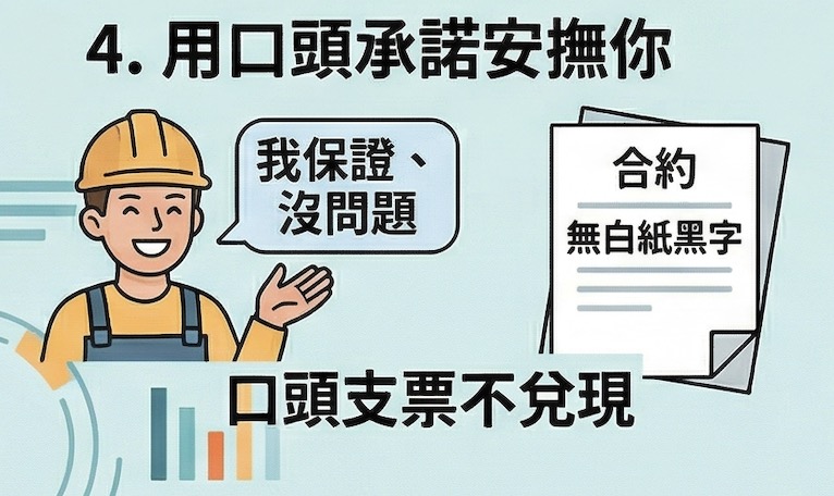 黑心建商最常見的 6 種手法