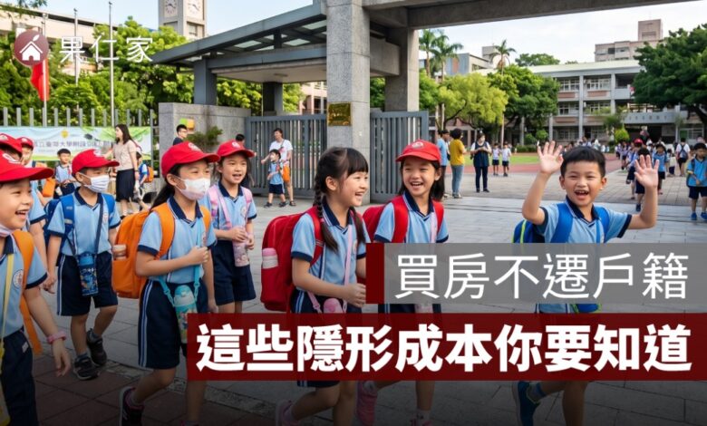 買房不遷戶籍會影響學區、公幼、投票和補助嗎？一次看懂