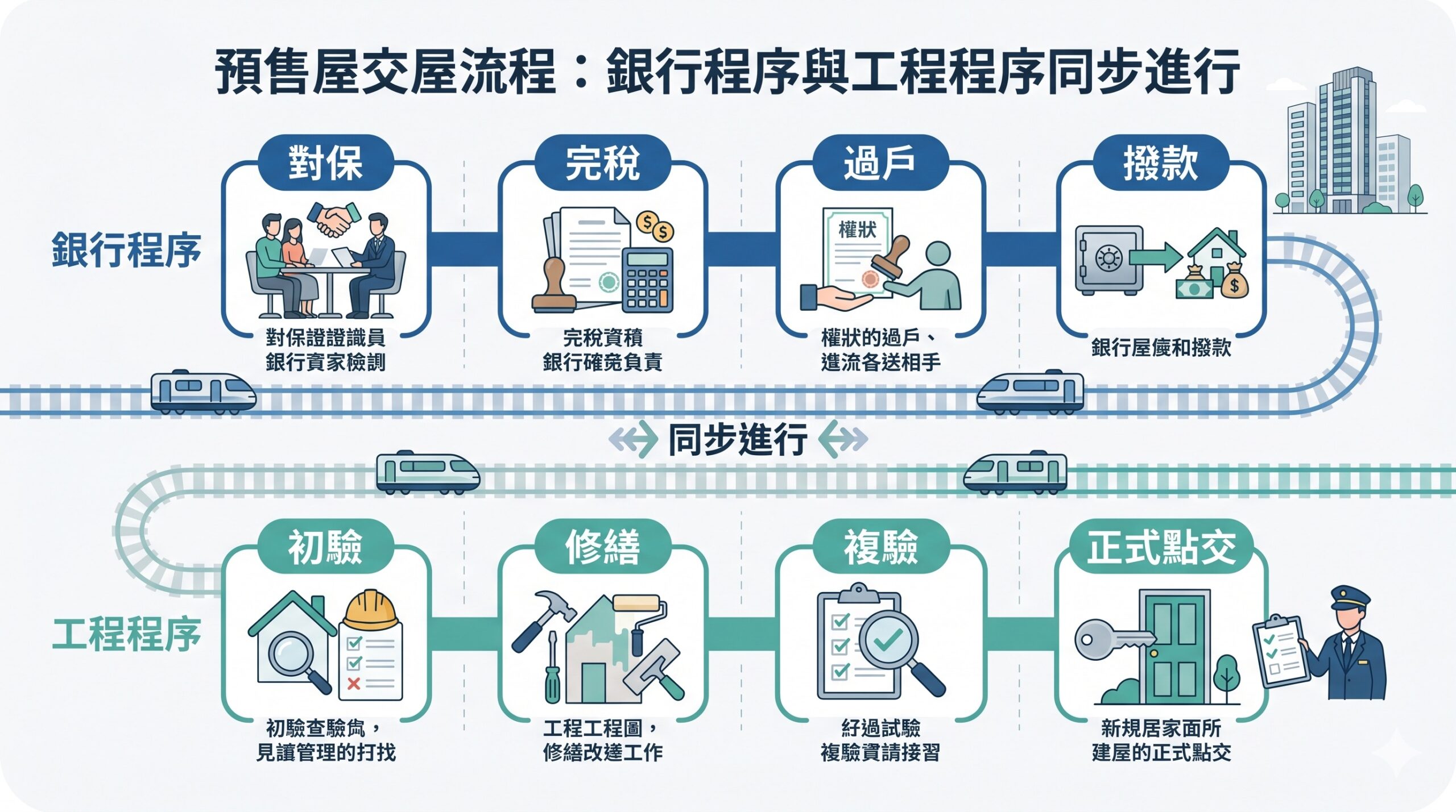 預售屋交屋流程總覽