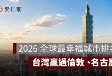 2026 全球最幸福城市排名出爐：新北第 44、台北第 46，台灣贏過倫敦、名古屋