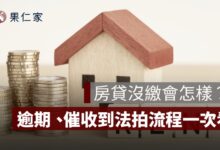 房貸沒繳會怎樣？逾期、催收到法拍流程一次看
