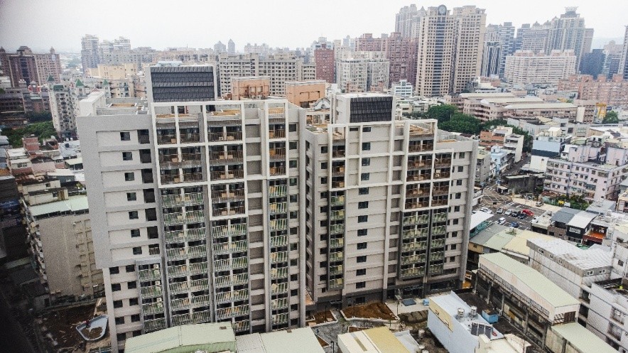 2026 桃園社宅「慈文安居」外觀圖。圖源：安居好室官網