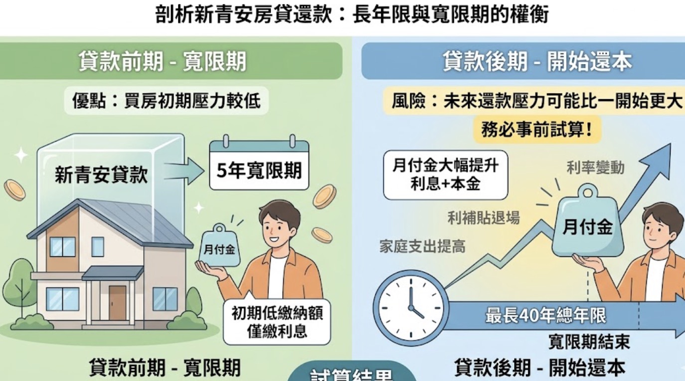 貸款年限與寬限期
