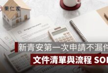 新青安申請文件清單與流程 SOP：第一次申請不漏件