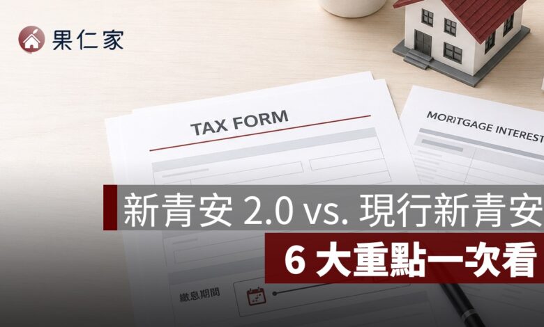 新青安 2.0 和現行新青安差在哪？研擬版 6 大重點一次看