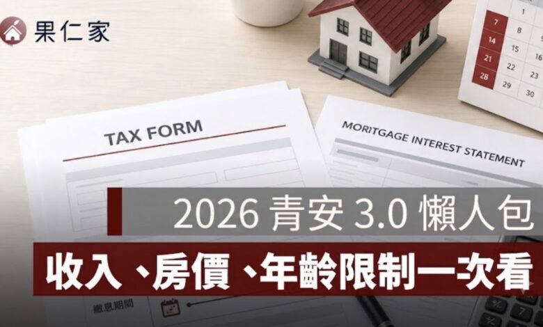 青安 3.0 懶人包：申請資格、年齡、所得、房價上限與婚育額度一次看