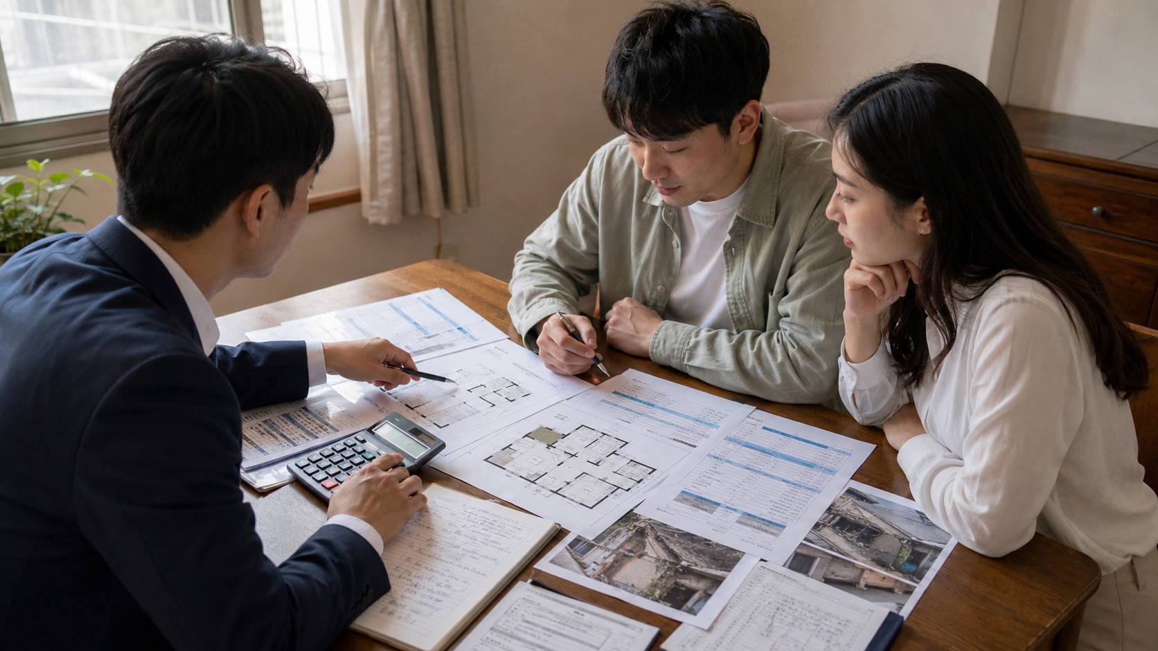 買方估算老公寓貸款、自備款與公共修繕分攤費用
