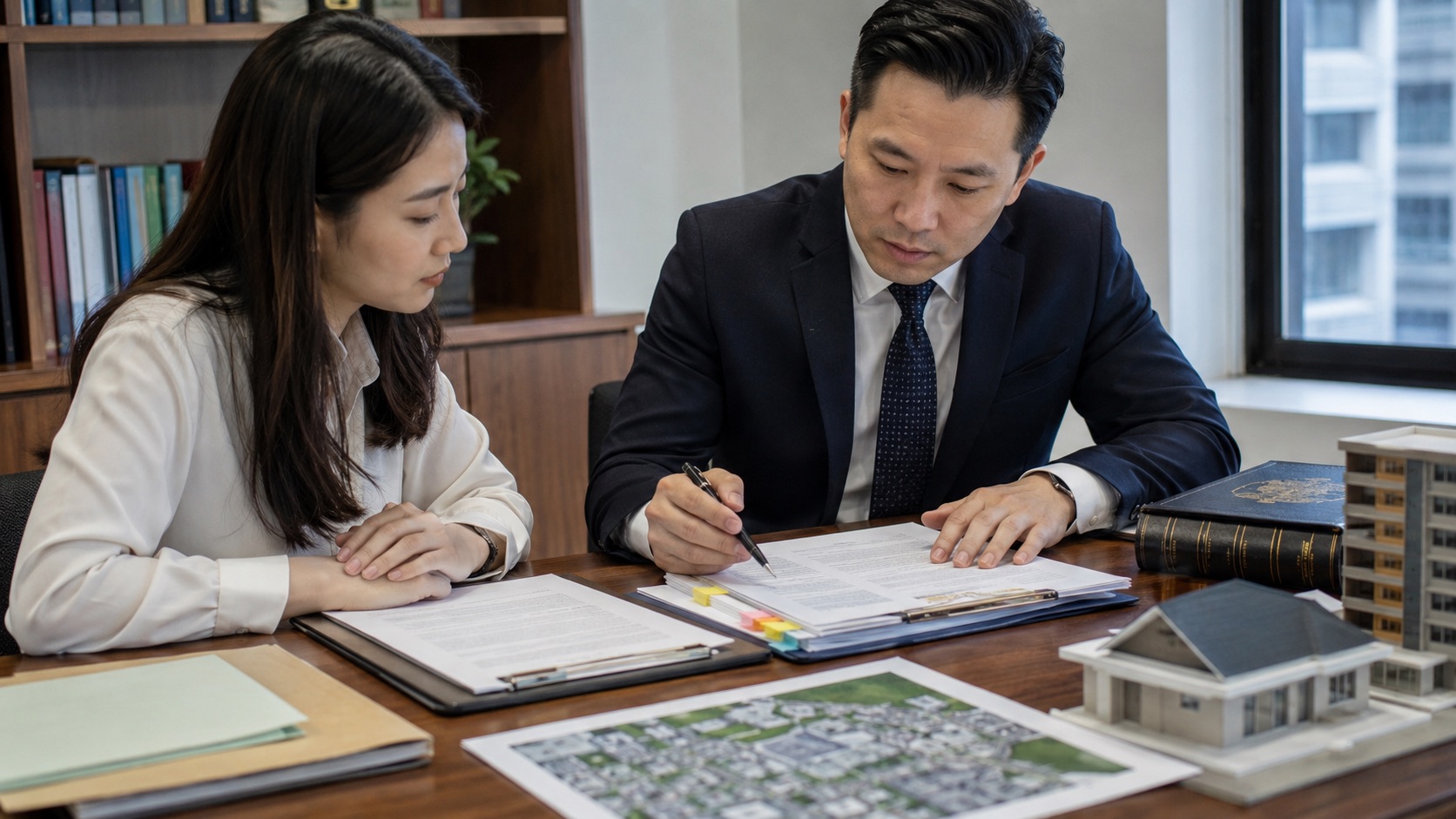 年輕人現場詢問示意圖
