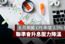6 月美國 CPI 年增 3.5%！月減 0.4% 創 6 年最大降幅，Fed 升息壓力降溫