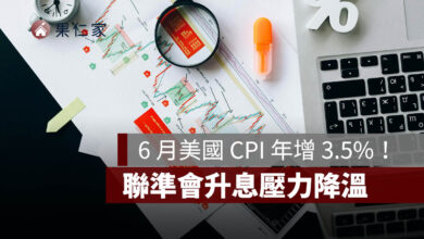 6 月美國 CPI 年增 3.5%！月減 0.4% 創 6 年最大降幅，Fed 升息壓力降溫