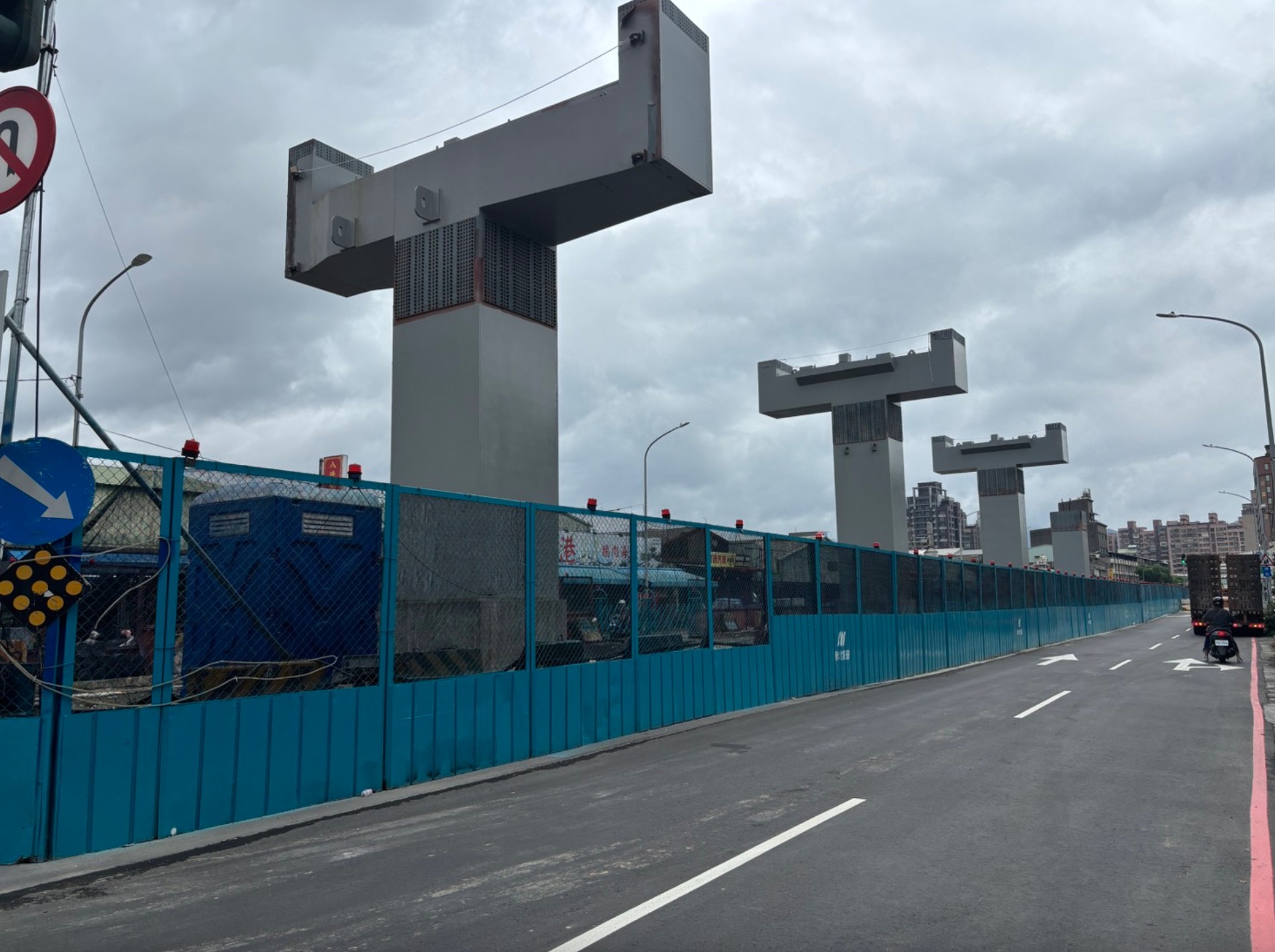 捷運土城樹林線 CQ890 樹林段施工現況。本圖為捷運工程,並非新北大巨蛋施工照片。圖/新北市政府捷運工程局