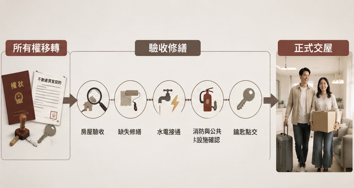 過戶不等於正式交屋