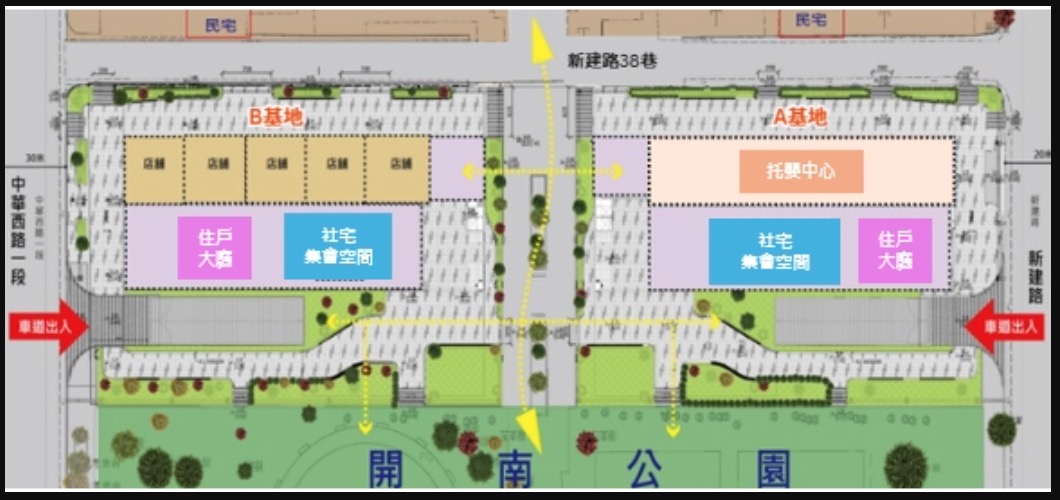 2026 台南社宅周邊（圖源：國家住都中心 FB）