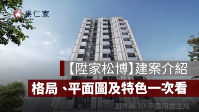 【陞家松博】格局、平面圖、建案特色、生活機能分析一次看