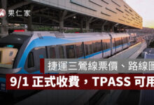 2026 捷運三鶯線票價、路線圖一次看！9/1 正式收費，一日票 60 元、TPASS 可用（圖源：新北捷工局官網）