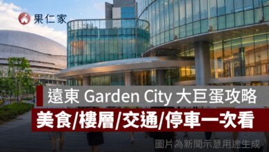 遠東 Garden City 大巨蛋攻略 2026：樓層、品牌、營業資訊一次看