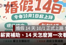 2026 婚假 14 天 10/1 正式上路！已結婚能補請嗎？薪資補助、14 天怎麼算一次看（圖源：勞動部）