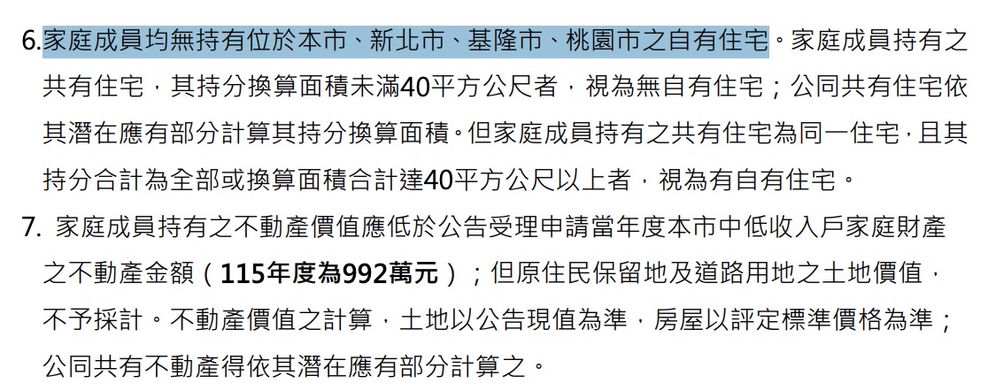 2026 台北社宅招租資訊（圖源：擷取自北市安心樂租網）