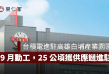 台積電再擴高雄布局！白埔產業園區 9 月動工，25 公頃半導體供應鏈進駐（圖源：台積電官網）