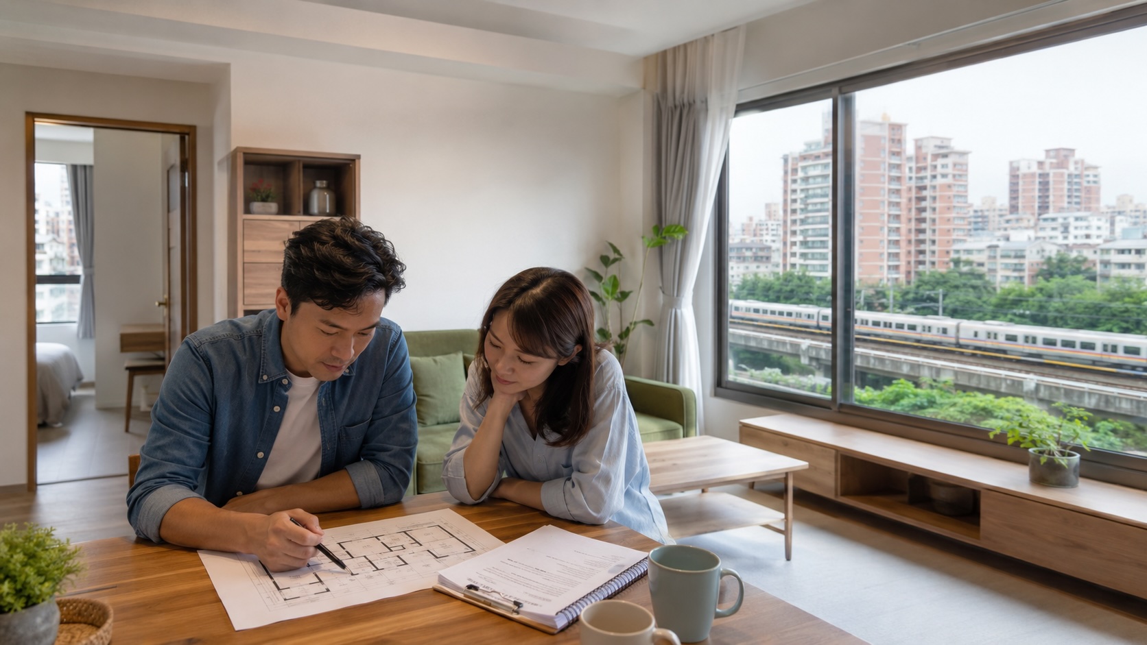 中壢內壢首購族用通勤時間換取更大住宅空間示意圖