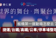 2026 國慶晚會交通攻略：板橋第一運動場怎麼去？捷運/台鐵/高鐵/公車/停車場一次看