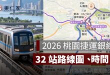 2026 桃園捷運銀線（新桃林線）路線圖：32 站、桃園到林口長庚與通車時間