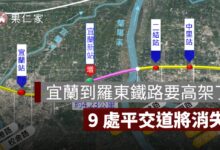 宜蘭到羅東鐵路要高架了！9 處平交道將消失，新宜蘭站可轉高鐵