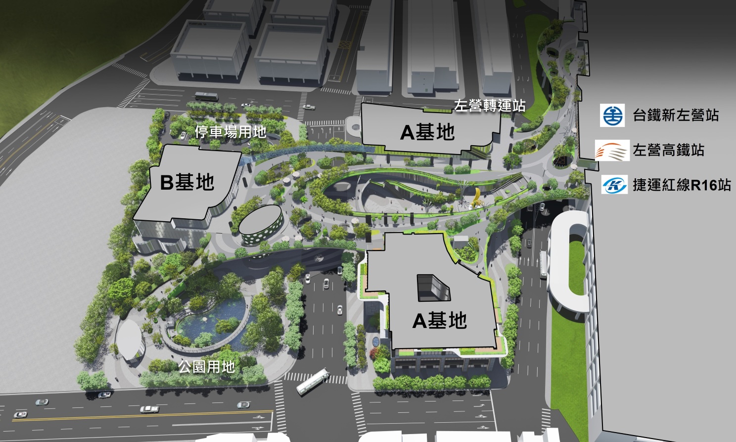 左營高鐵科技之心位置。圖：高雄市政府