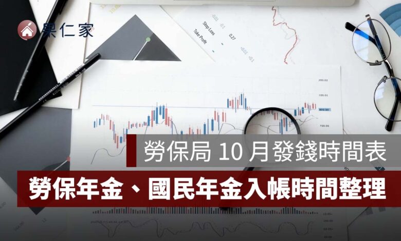 2026 勞保局 10 月發錢時間表：10/1 起陸續入帳，勞保年金 10/29、國民年金 10/30 入帳