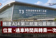 機捷 A14 第三航廈站最新進度：工程 75.97%，位置、通車時間與轉乘一次看