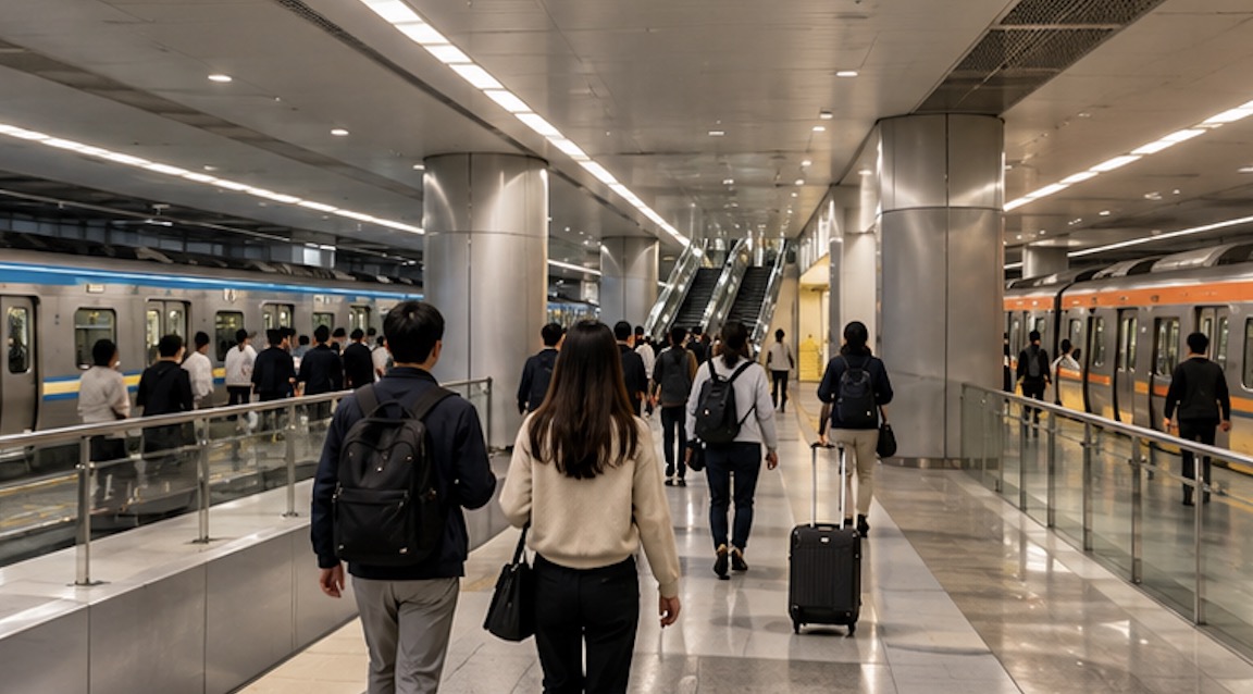 平鎮站地下化未來示意圖
