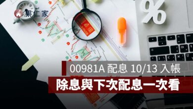 00981A 配息 10/13 入帳！1 張領 630 元、10 張 6,300 元，除息與下次配息一次看