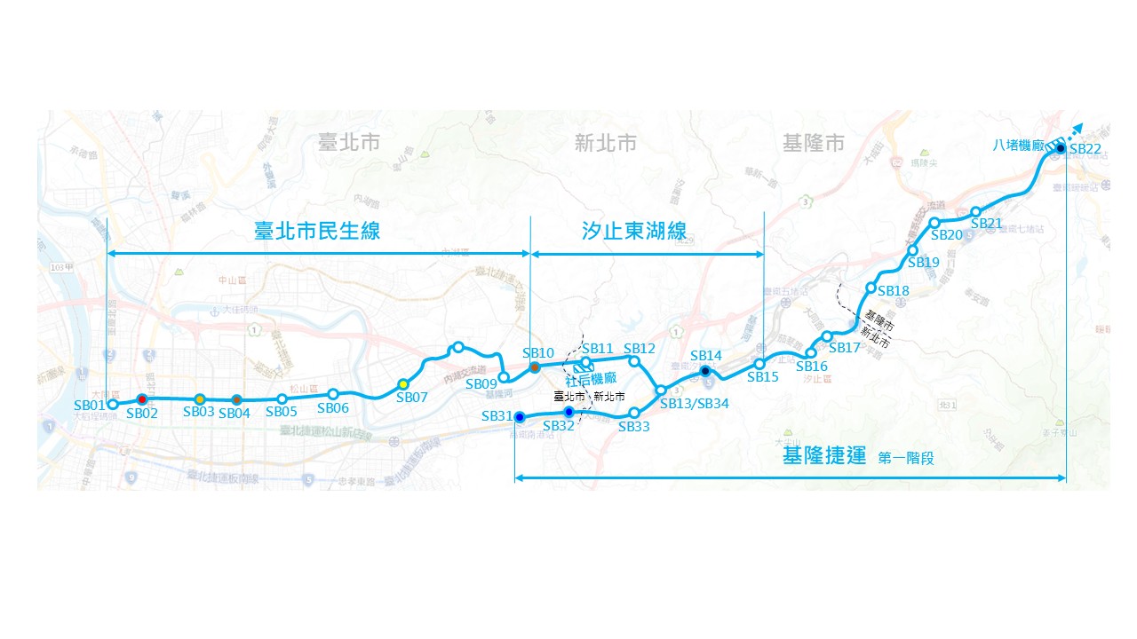 2026 基隆捷運路線圖（圖源：新北市政府）