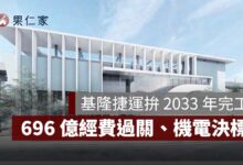 基隆捷運最新進度！696.89 億經費過關、機電決標，拚 2033 年完工（圖源：新北市政府）