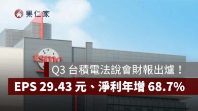 2026 Q3 台積電法說會財報出爐！EPS 29.43 元、淨利年增 68.7%，2 奈米占比達 8%（圖源：台積電官網）