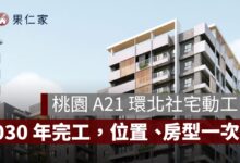 桃園 A21 環北社宅動工！365 戶、29.91 億元、2030 年完工，位置、房型一次看