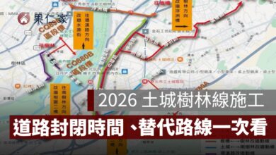 2026 土城樹林線施工！10/19 城林橋往環漢路道路封閉至 11/9、替代路線一次看