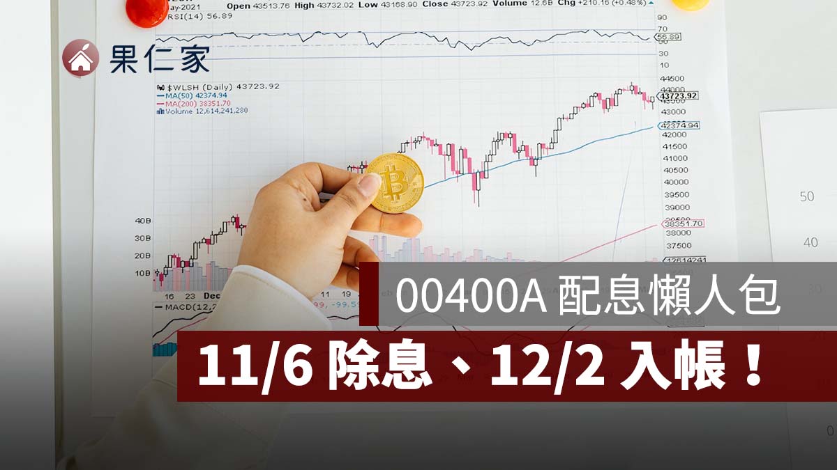 00400A 配息最新！11 月預估配 0.12 元，11/6 除息、12/2 入帳，一張領多少？